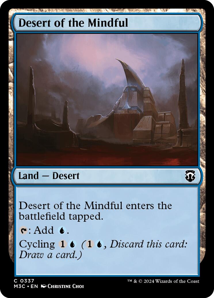 Desert of the Mindful [Modern Horizons 3 Commander] | Black Swamp Games