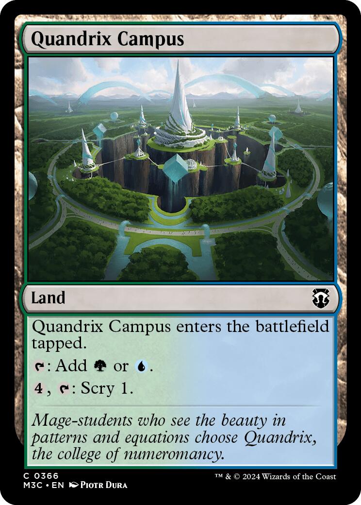 Quandrix Campus [Modern Horizons 3 Commander] | Black Swamp Games