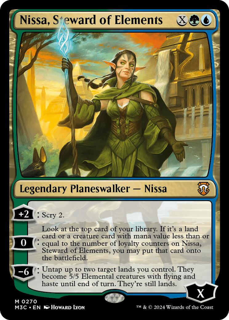 Nissa, Steward of Elements [Modern Horizons 3 Commander] | Black Swamp Games