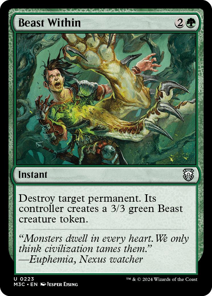 Beast Within [Modern Horizons 3 Commander] | Black Swamp Games