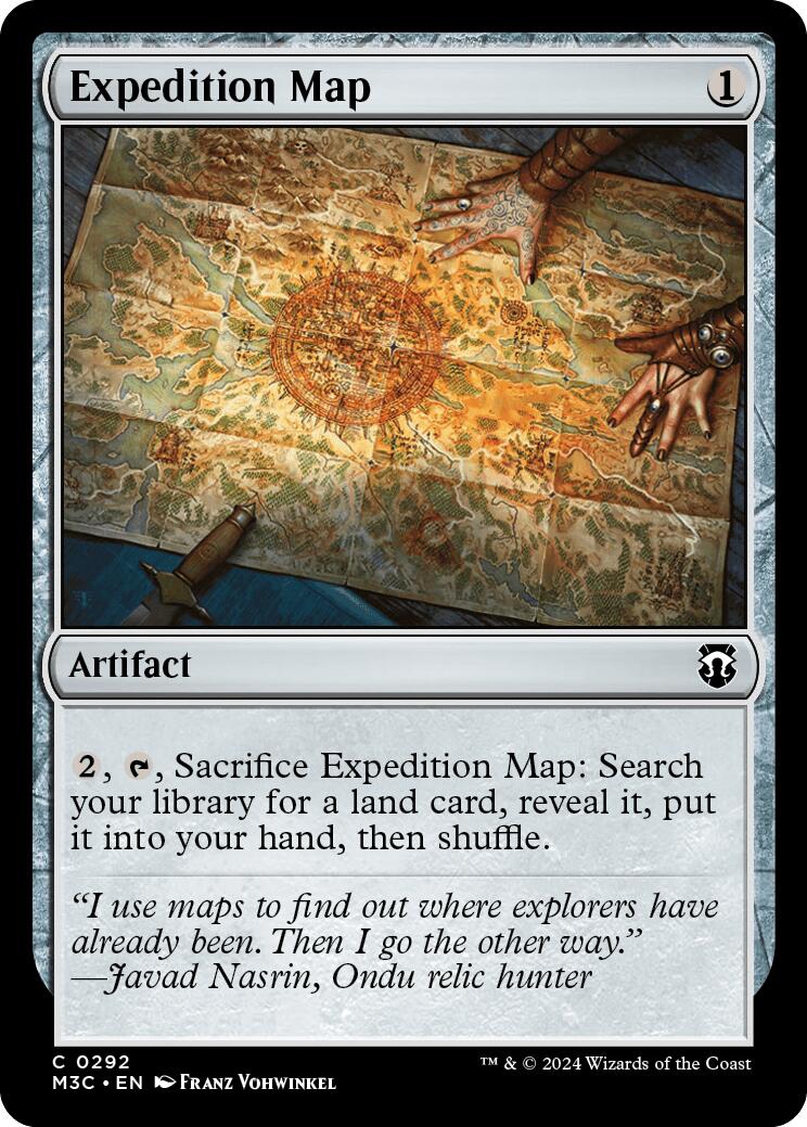 Expedition Map [Modern Horizons 3 Commander] | Black Swamp Games