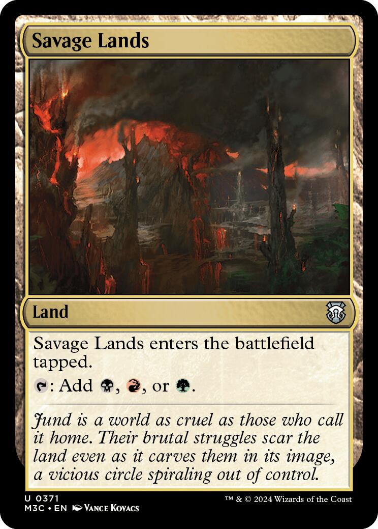 Savage Lands [Modern Horizons 3 Commander] | Black Swamp Games