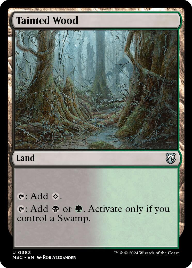 Tainted Wood [Modern Horizons 3 Commander] | Black Swamp Games