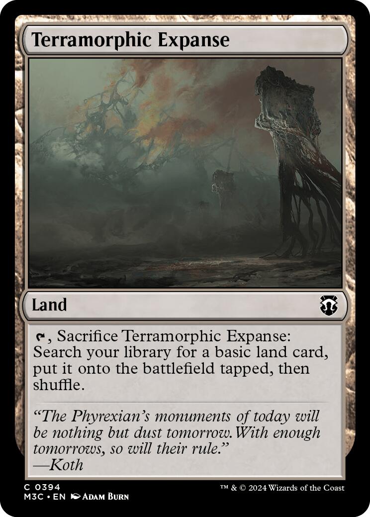 Terramorphic Expanse [Modern Horizons 3 Commander] | Black Swamp Games