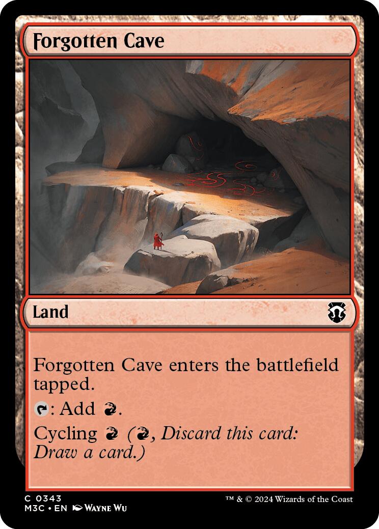 Forgotten Cave [Modern Horizons 3 Commander] | Black Swamp Games