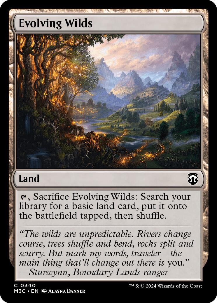 Evolving Wilds [Modern Horizons 3 Commander] | Black Swamp Games