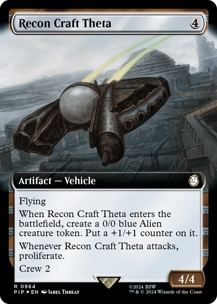 Recon Craft Theta (Extended Art) (Surge Foil) [Fallout] | Black Swamp Games