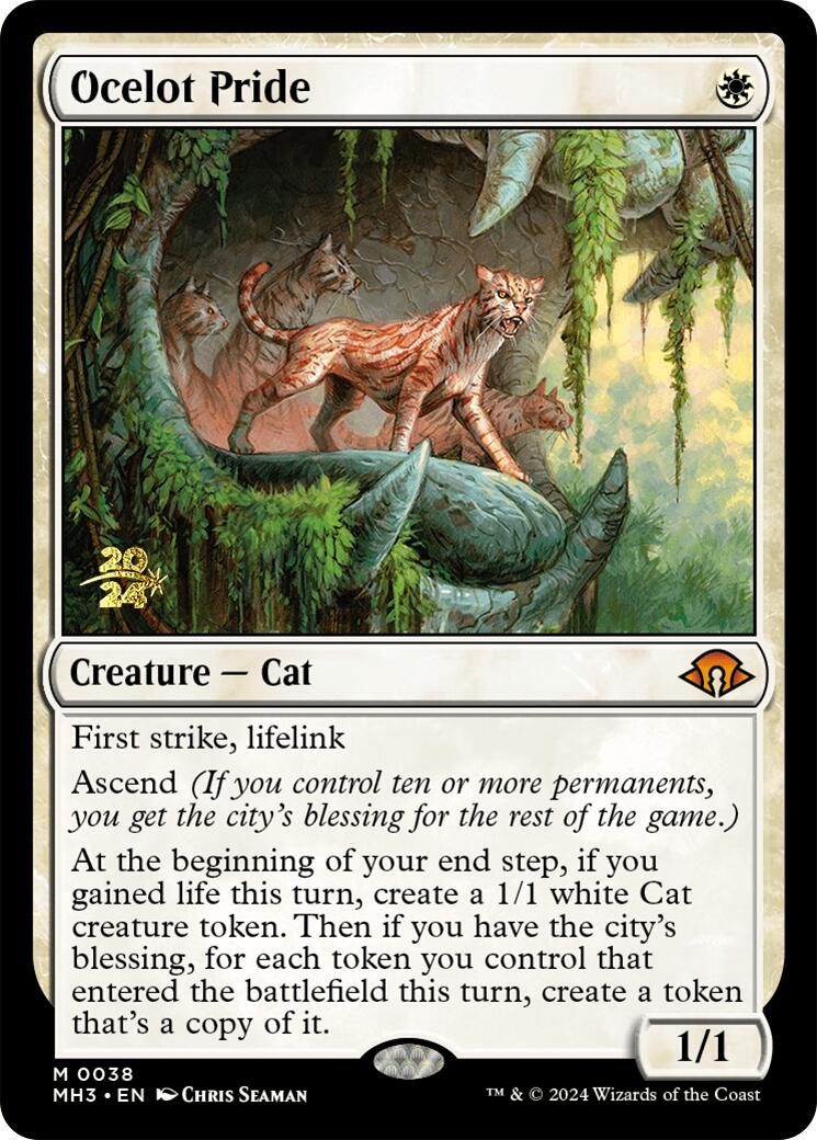 Ocelot Pride [Modern Horizons 3 Prerelease Promos] | Black Swamp Games