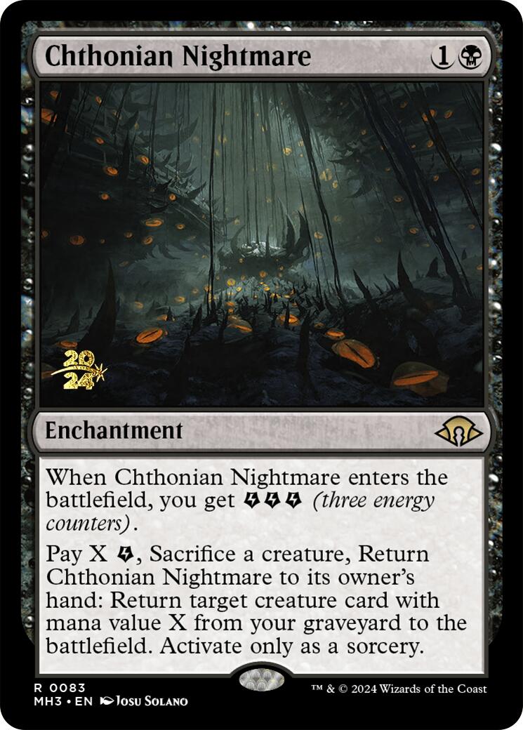 Chthonian Nightmare [Modern Horizons 3 Prerelease Promos] | Black Swamp Games