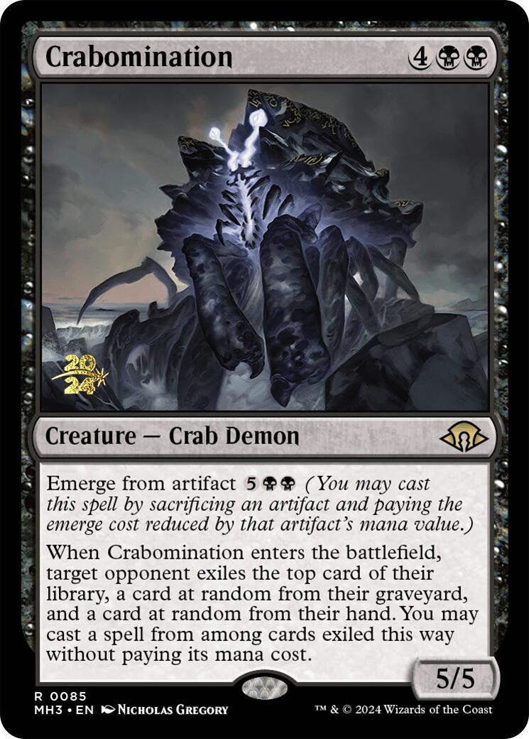 Crabomination [Modern Horizons 3 Prerelease Promos] | Black Swamp Games