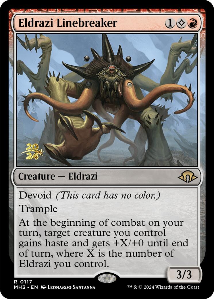 Eldrazi Linebreaker [Modern Horizons 3 Prerelease Promos] | Black Swamp Games