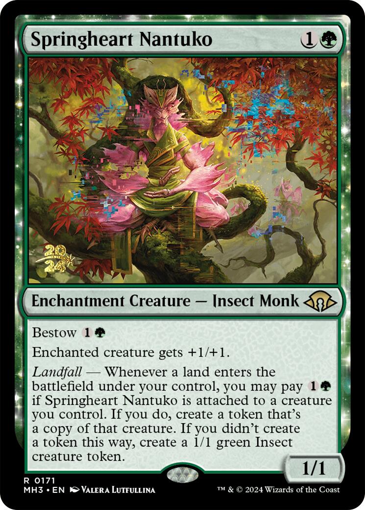 Springheart Nantuko [Modern Horizons 3 Prerelease Promos] | Black Swamp Games