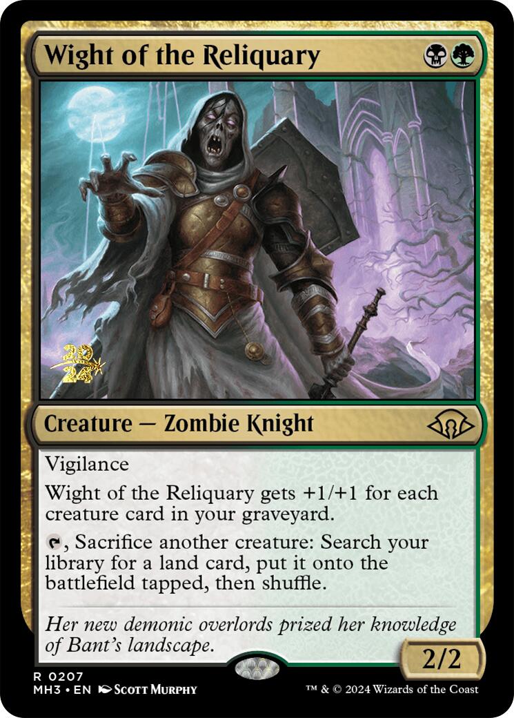 Wight of the Reliquary [Modern Horizons 3 Prerelease Promos] | Black Swamp Games