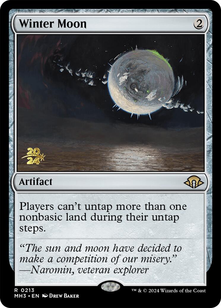 Winter Moon [Modern Horizons 3 Prerelease Promos] | Black Swamp Games