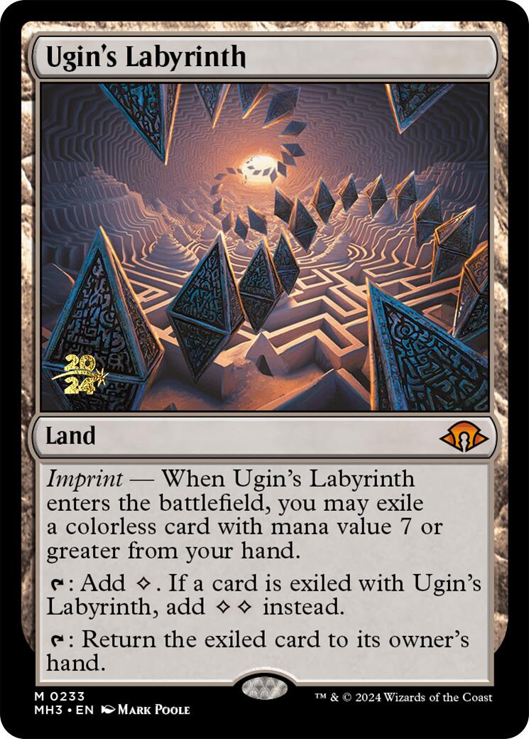 Ugin's Labyrinth [Modern Horizons 3 Prerelease Promos] | Black Swamp Games