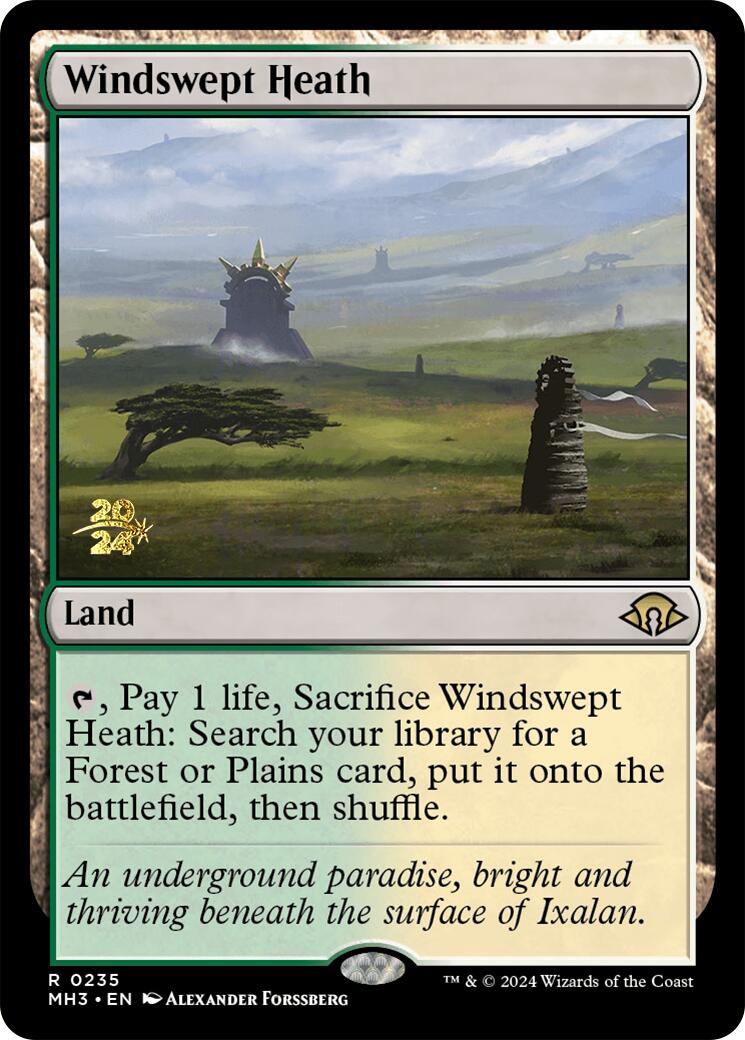 Windswept Heath [Modern Horizons 3 Prerelease Promos] | Black Swamp Games