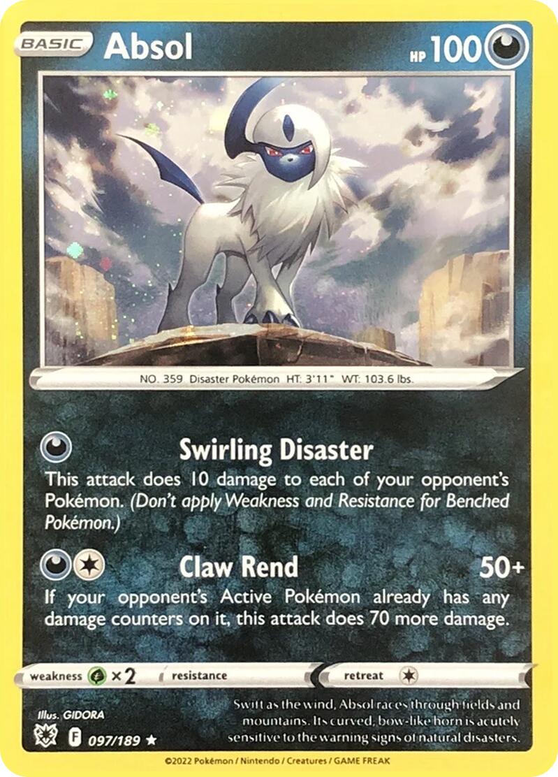 Absol (097/189) (Cosmos Holo) [Miscellaneous Cards] | Black Swamp Games