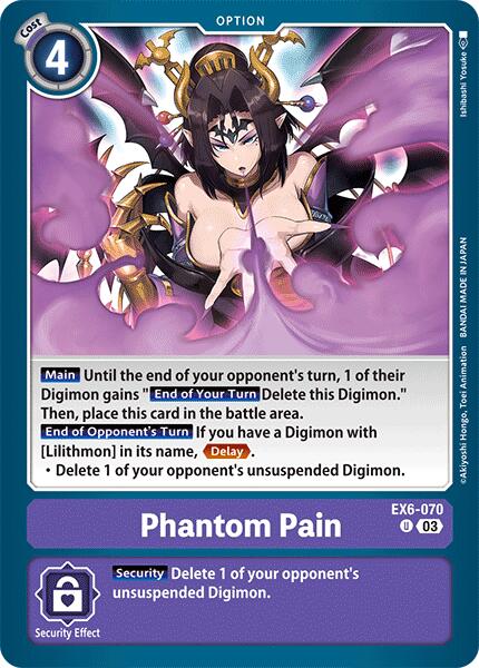 Phantom Pain [EX6-070] [Infernal Ascension] | Black Swamp Games
