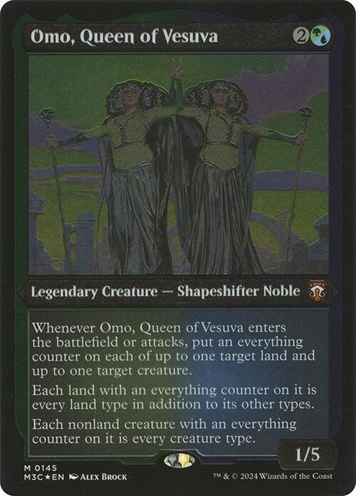 Omo, Queen of Vesuva (Display Commander) [Modern Horizons 3 Commander] | Black Swamp Games