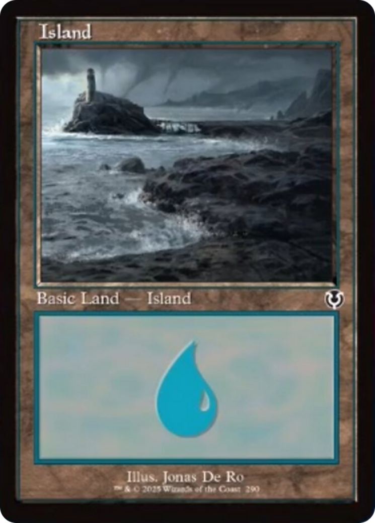 Island (290) (Retro Frame) [Innistrad Remastered] | Black Swamp Games