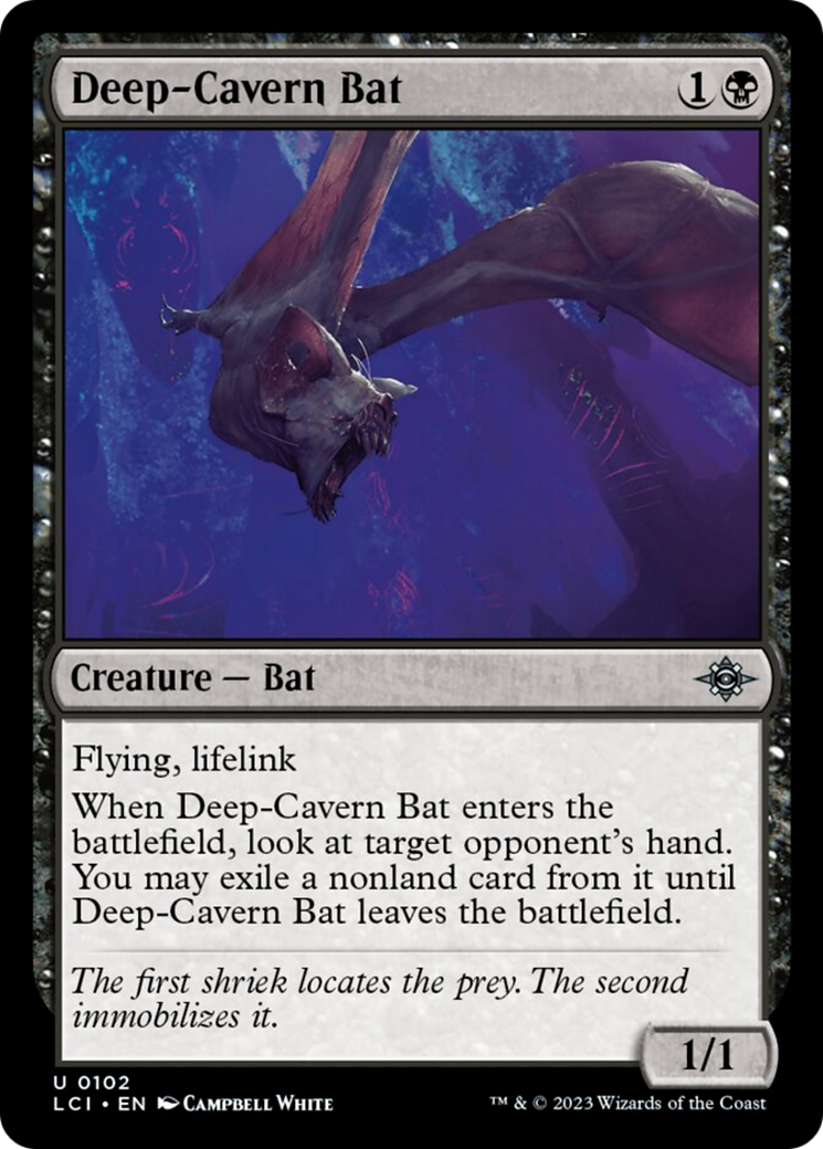 Deep-Cavern Bat [The Lost Caverns of Ixalan] | Black Swamp Games