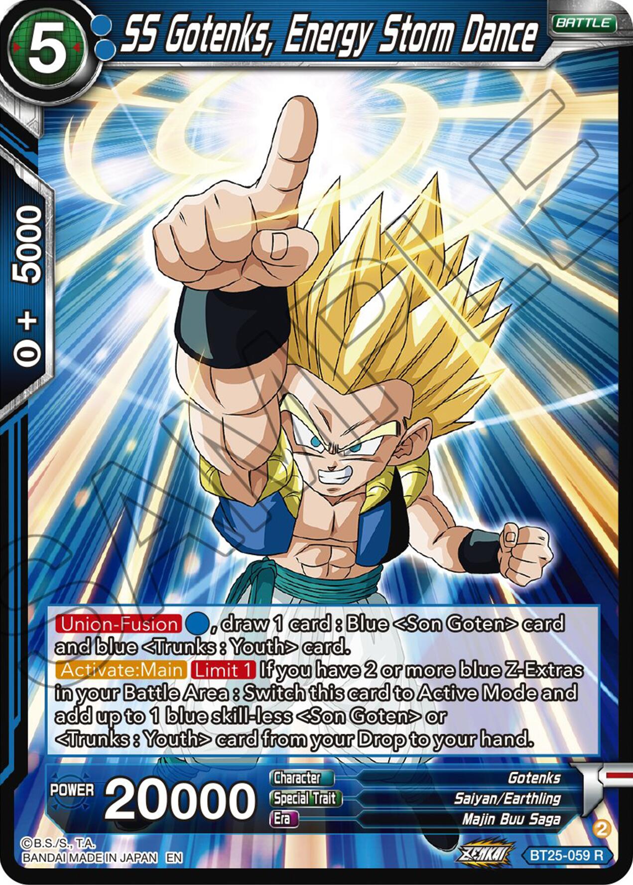 SS Gotenks, Energy Storm Dance (BT25-059) [Legend of the Dragon Balls] | Black Swamp Games