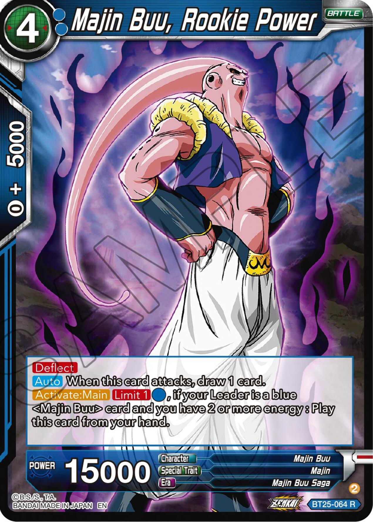 Majin Buu, Rookie Power (BT25-064) [Legend of the Dragon Balls] | Black Swamp Games