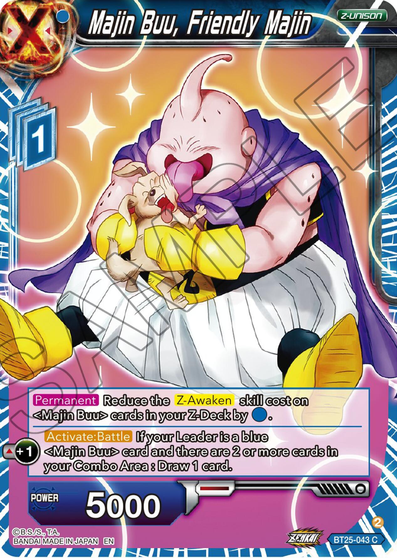 Majin Buu, Friendly Majin (BT25-043) [Legend of the Dragon Balls] | Black Swamp Games
