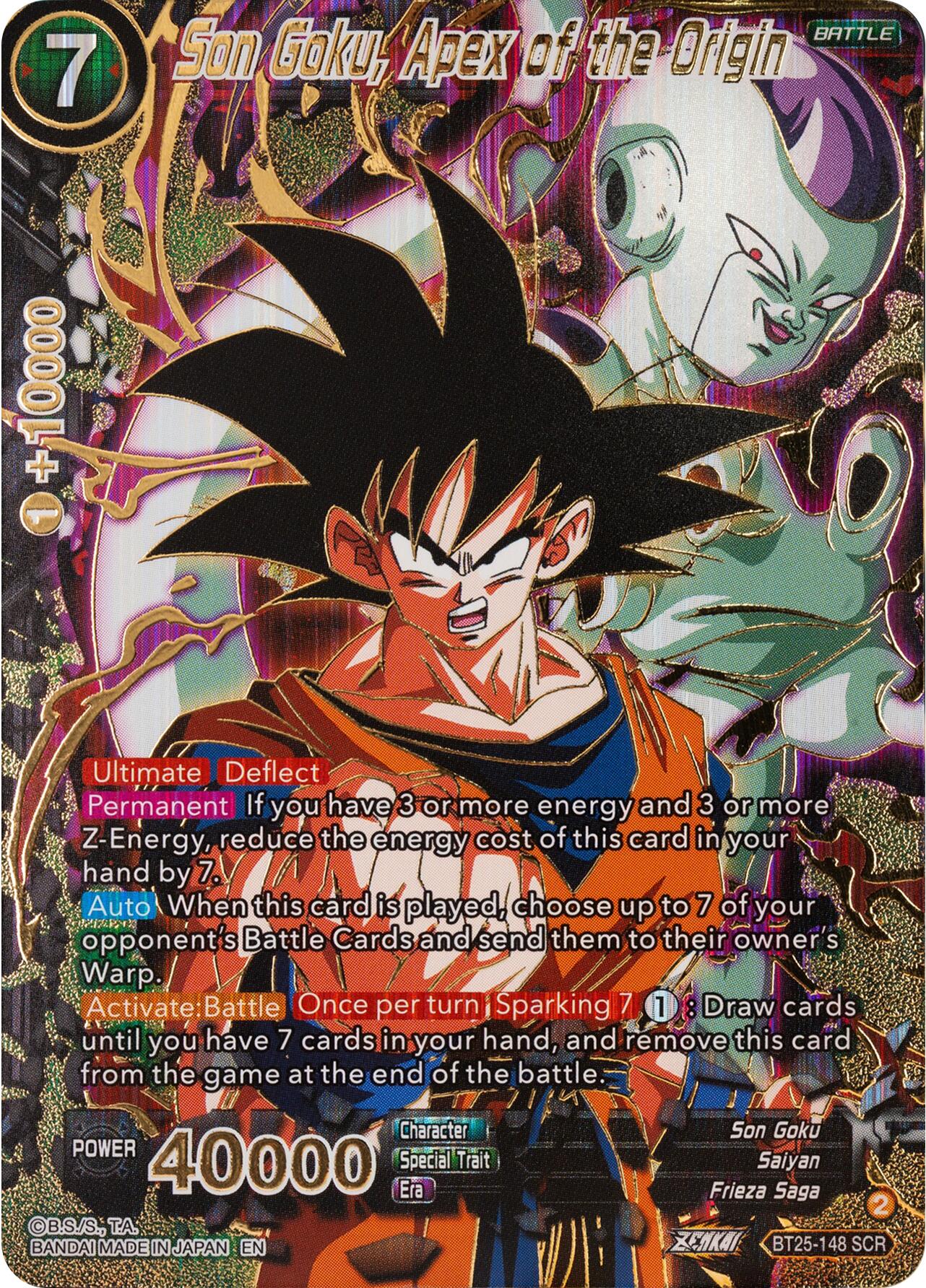 Son Goku, Apex of the Origin (BT25-148) [Legend of the Dragon Balls] | Black Swamp Games