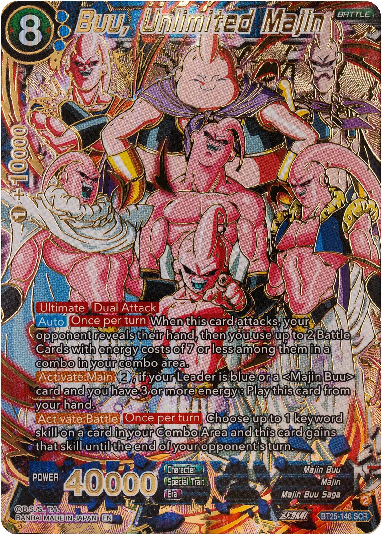 Buu, Unlimited Majin (BT25-146) [Legend of the Dragon Balls] | Black Swamp Games