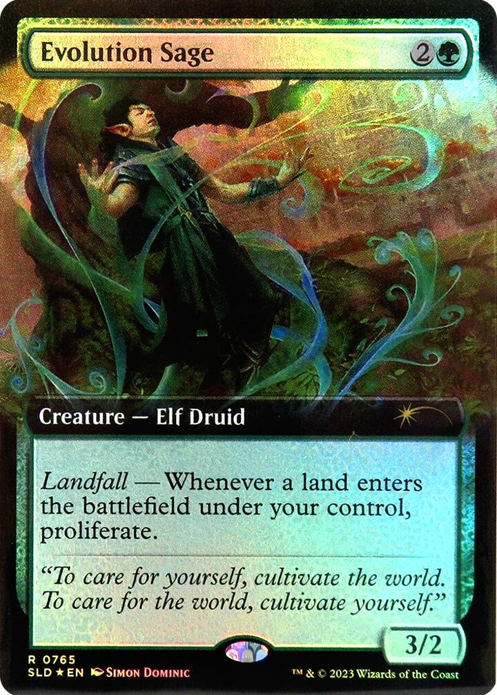 Evolution Sage (Extended Art) [Secret Lair Drop Series] | Black Swamp Games