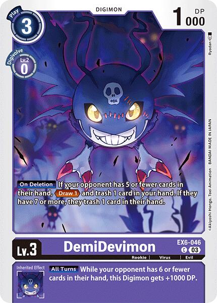 DemiDevimon [EX6-046] [Infernal Ascension] | Black Swamp Games