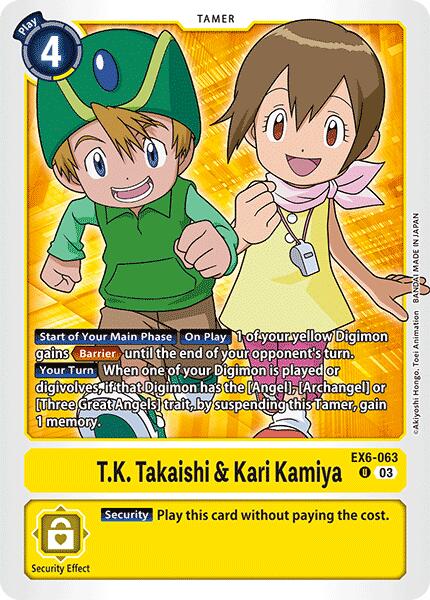 T.K. Takaishi & Kari Kamiya [EX6-063] [Infernal Ascension] | Black Swamp Games