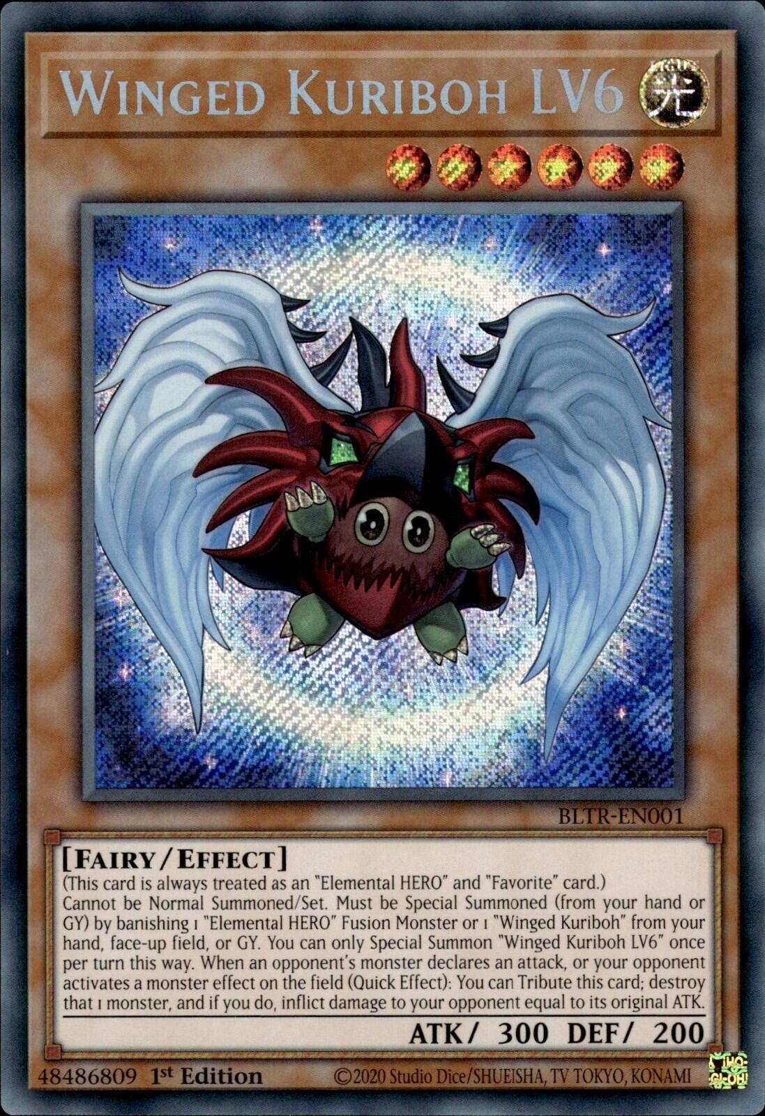 Winged Kuriboh LV6 [BLTR-EN001] Secret Rare | Black Swamp Games