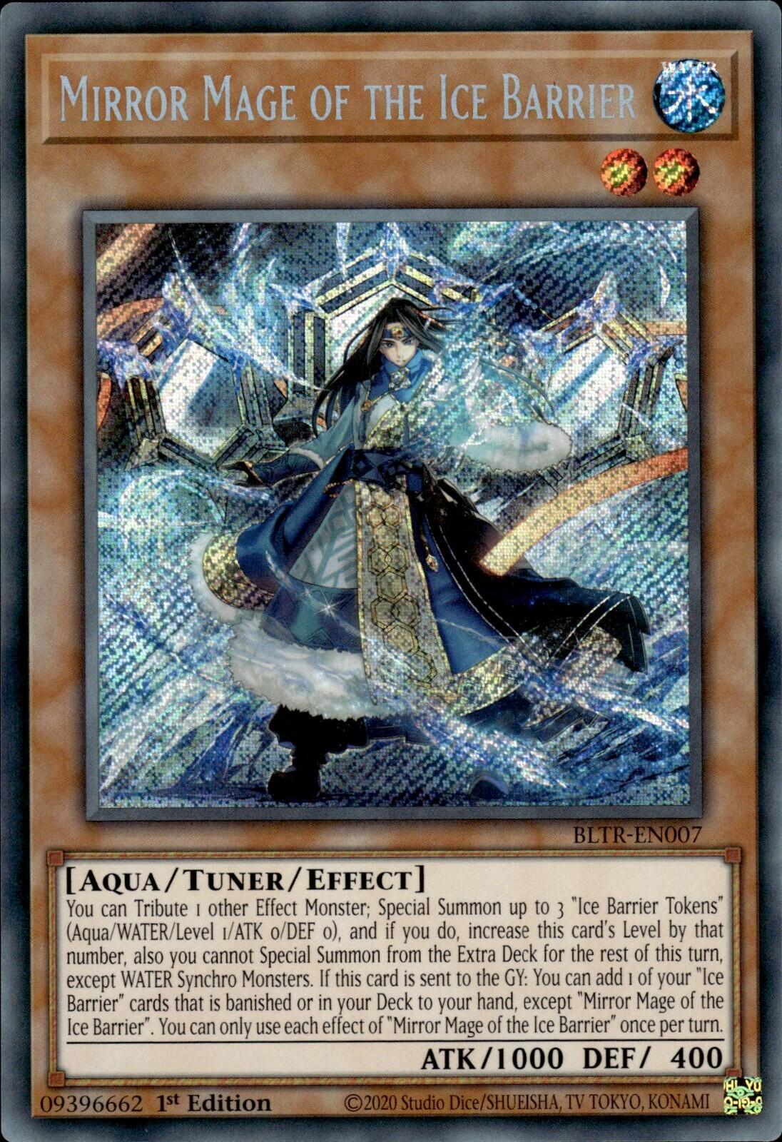 Mirror Mage of the Ice Barrier [BLTR-EN007] Secret Rare | Black Swamp Games