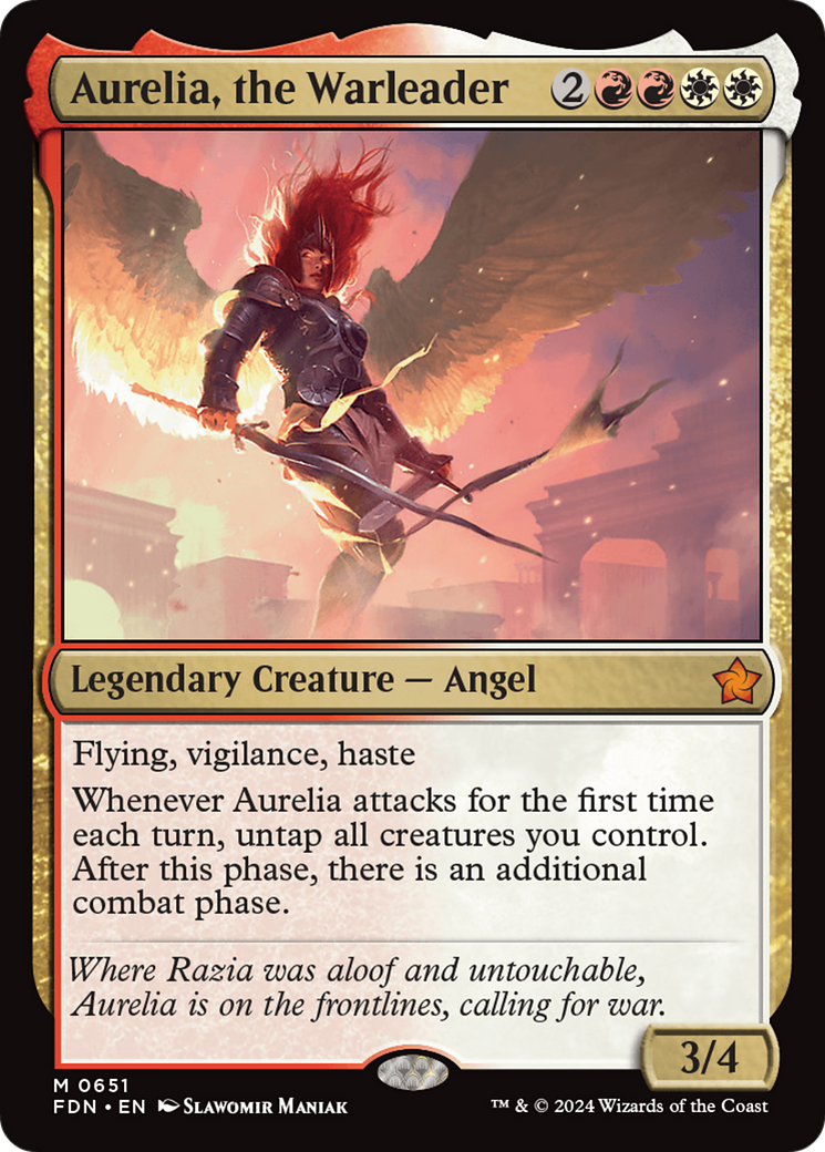 Aurelia, the Warleader [Foundations] | Black Swamp Games