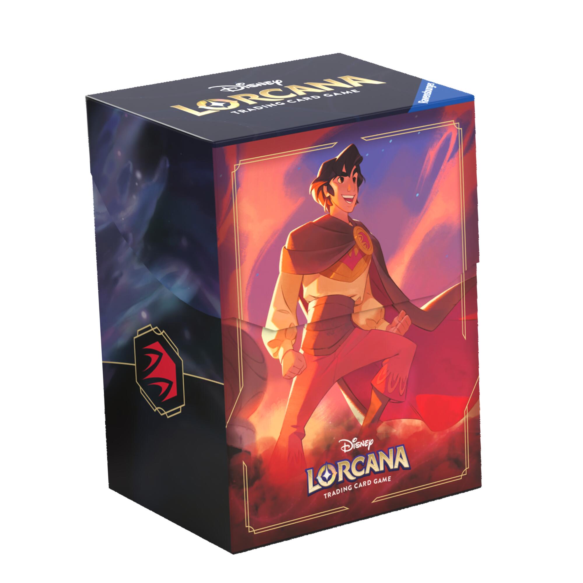 Disney Lorcana: Deck Box (Aladdin - Heroic Outlaw) | Black Swamp Games