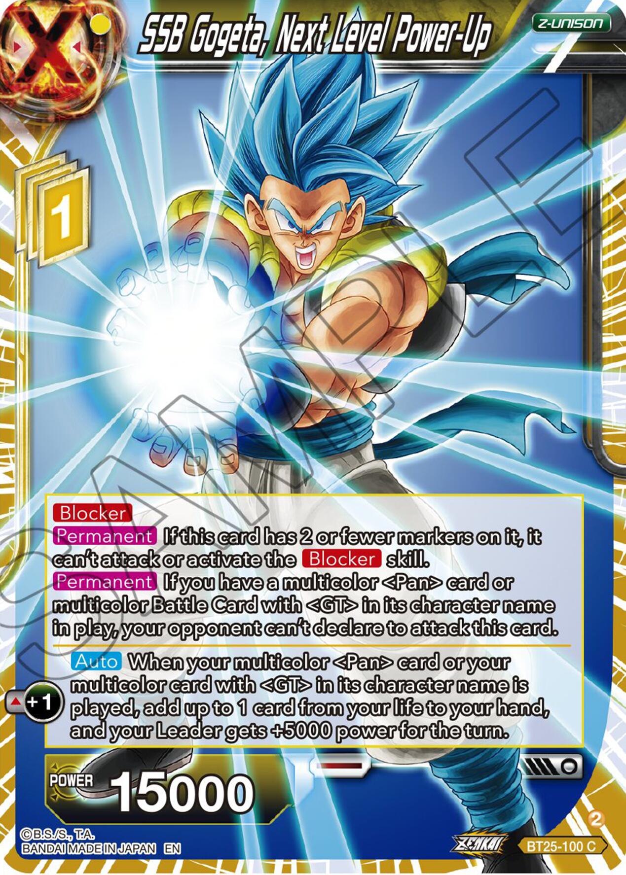 SSB Gogeta, Next Level Power-Up (BT25-100) [Legend of the Dragon Balls] | Black Swamp Games