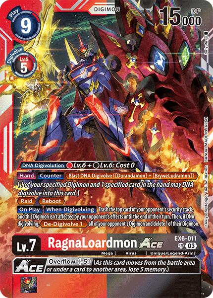 RagnaLoardmon ACE [EX6-011] [Infernal Ascension] | Black Swamp Games