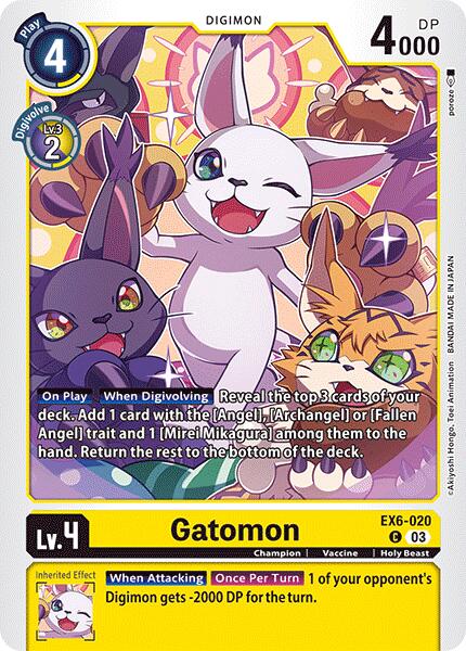 Gatomon [EX6-020] [Infernal Ascension] | Black Swamp Games