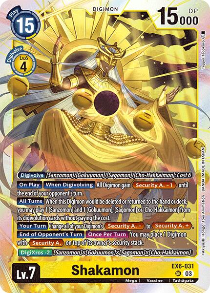 Shakamon [EX6-031] [Infernal Ascension] | Black Swamp Games