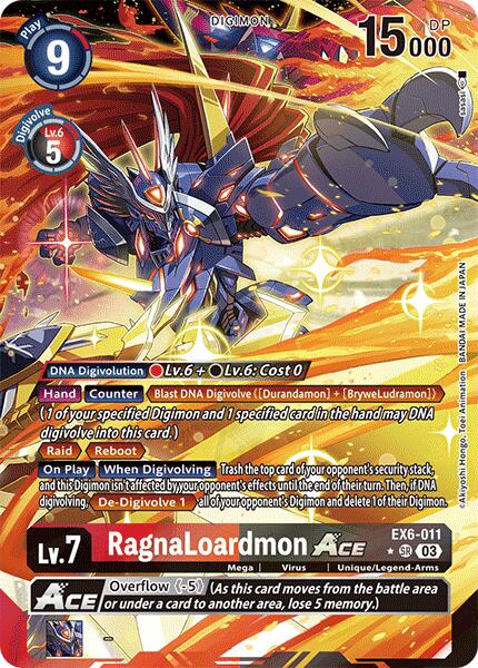 RagnaLoardmon ACE [EX6-011] (Alternate Art) [Infernal Ascension] | Black Swamp Games