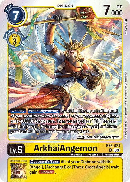 ArkhaiAngemon [EX6-021] [Infernal Ascension] | Black Swamp Games