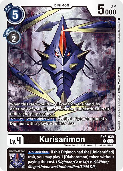 Kurisarimon [EX6-039] [Infernal Ascension] | Black Swamp Games