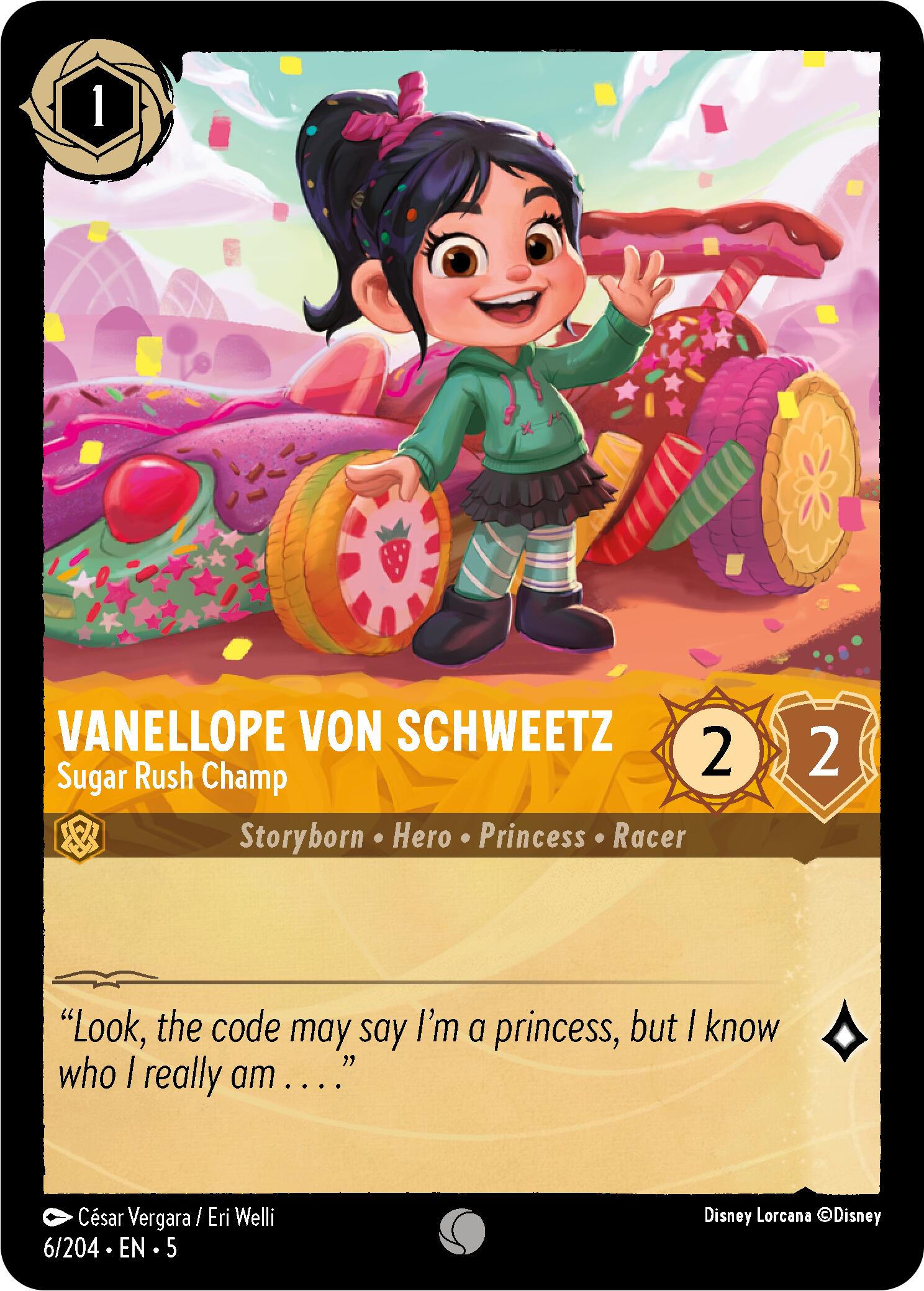 Vanellope von Schweetz - Sugar Rush Champ (6/204) [Shimmering Skies] | Black Swamp Games