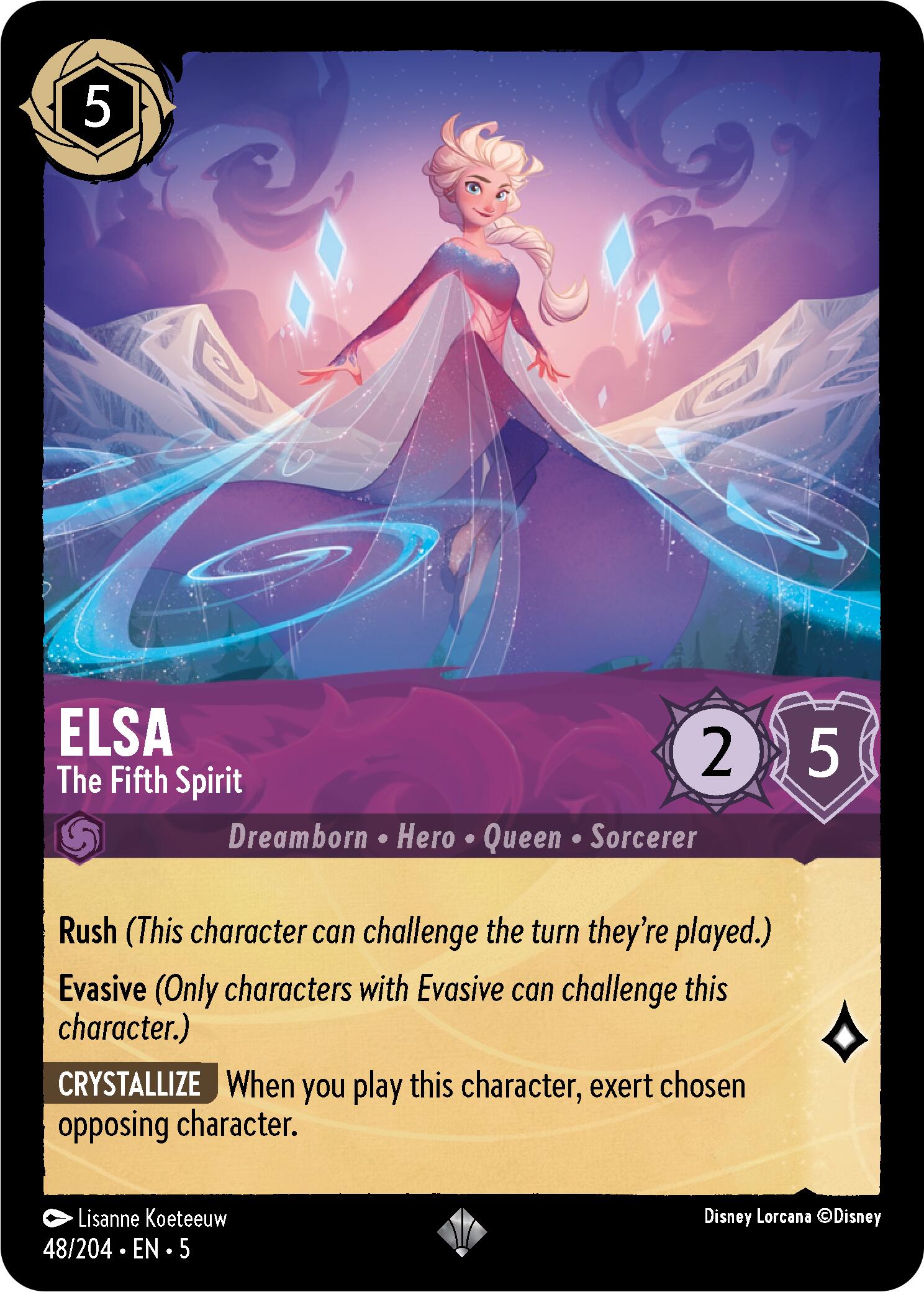 Elsa - The Fifth Spirit (48/204) [Shimmering Skies] | Black Swamp Games