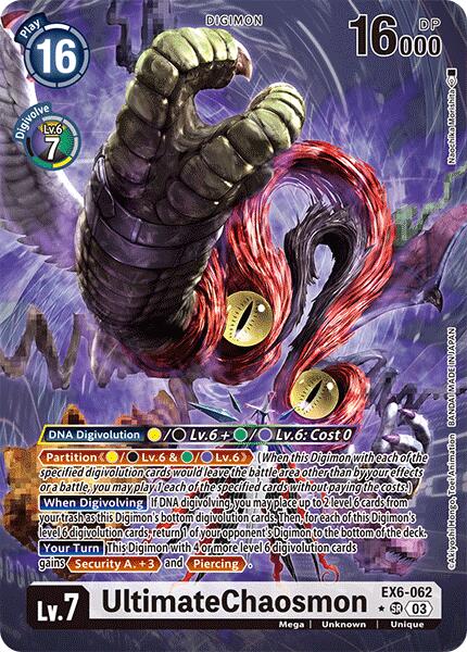 UltimateChaosmon [EX6-062] (Alternate Art) [Infernal Ascension] | Black Swamp Games