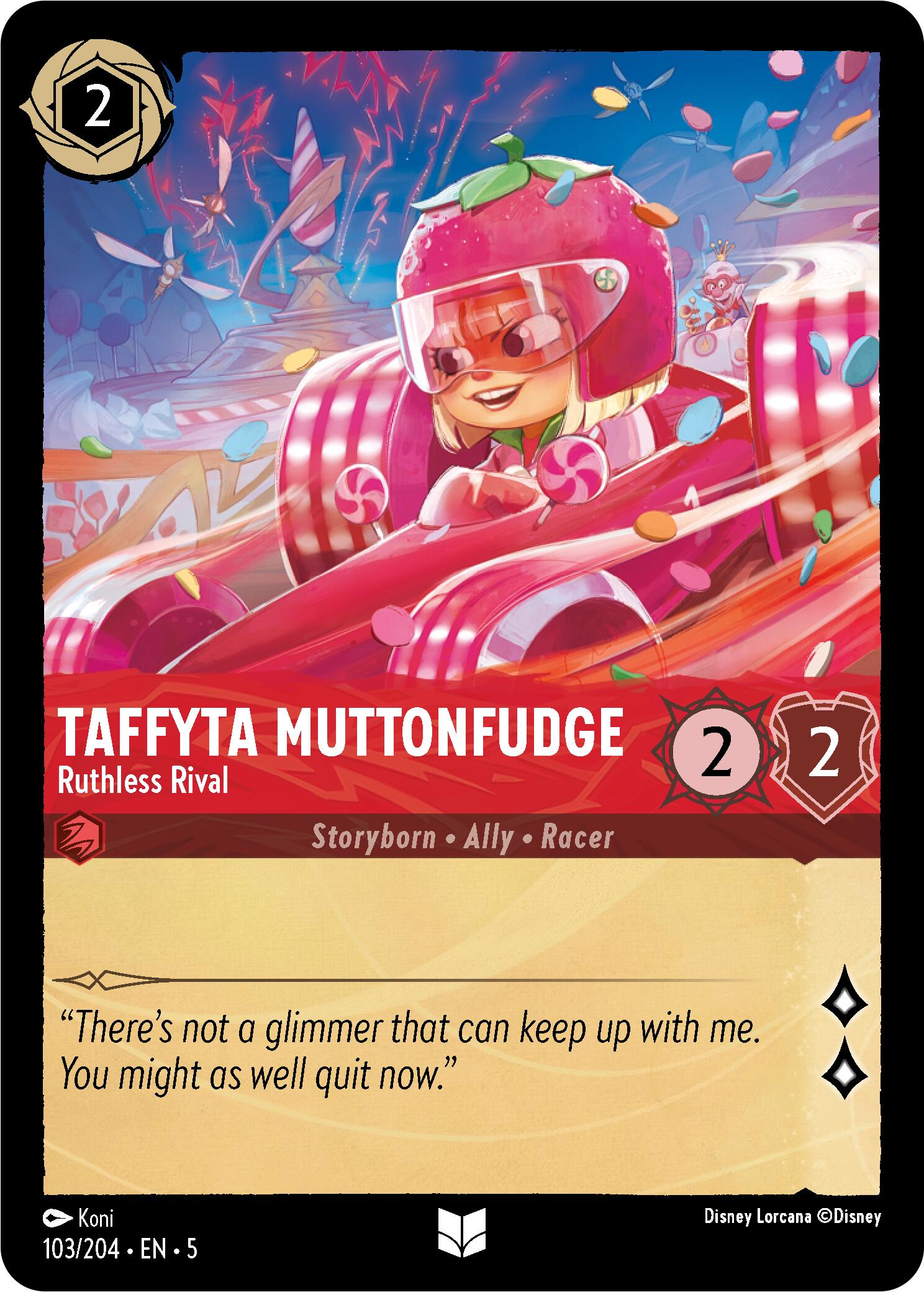 Taffyta Muttonfudge - Ruthless Rival (103/204) [Shimmering Skies] | Black Swamp Games