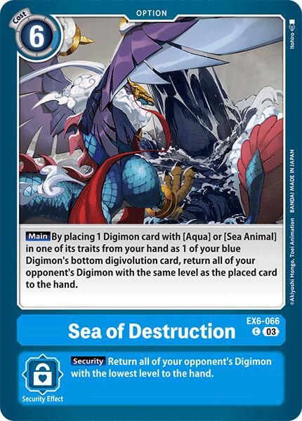 Sea of Destruction [EX6-066] [Infernal Ascension] | Black Swamp Games