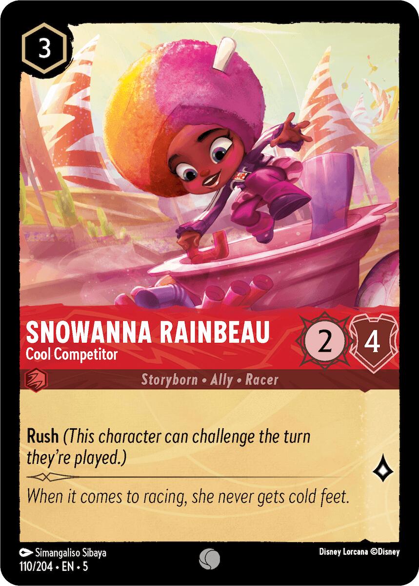 Snowanna Rainbeau - Cool Competitor (110/204) [Shimmering Skies] | Black Swamp Games